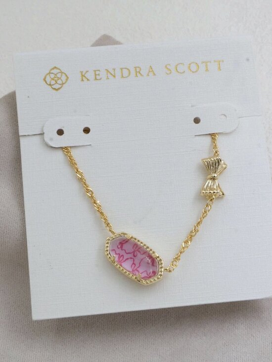 Kendra Scott Jewelry - Kendra Scott Gold Posey Pink Luna Rosa Bow Elisa Bow Necklace NEW